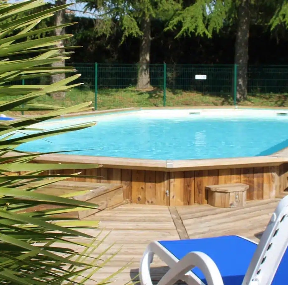 Transat et bassin - Camping Caderousse le Lavandin